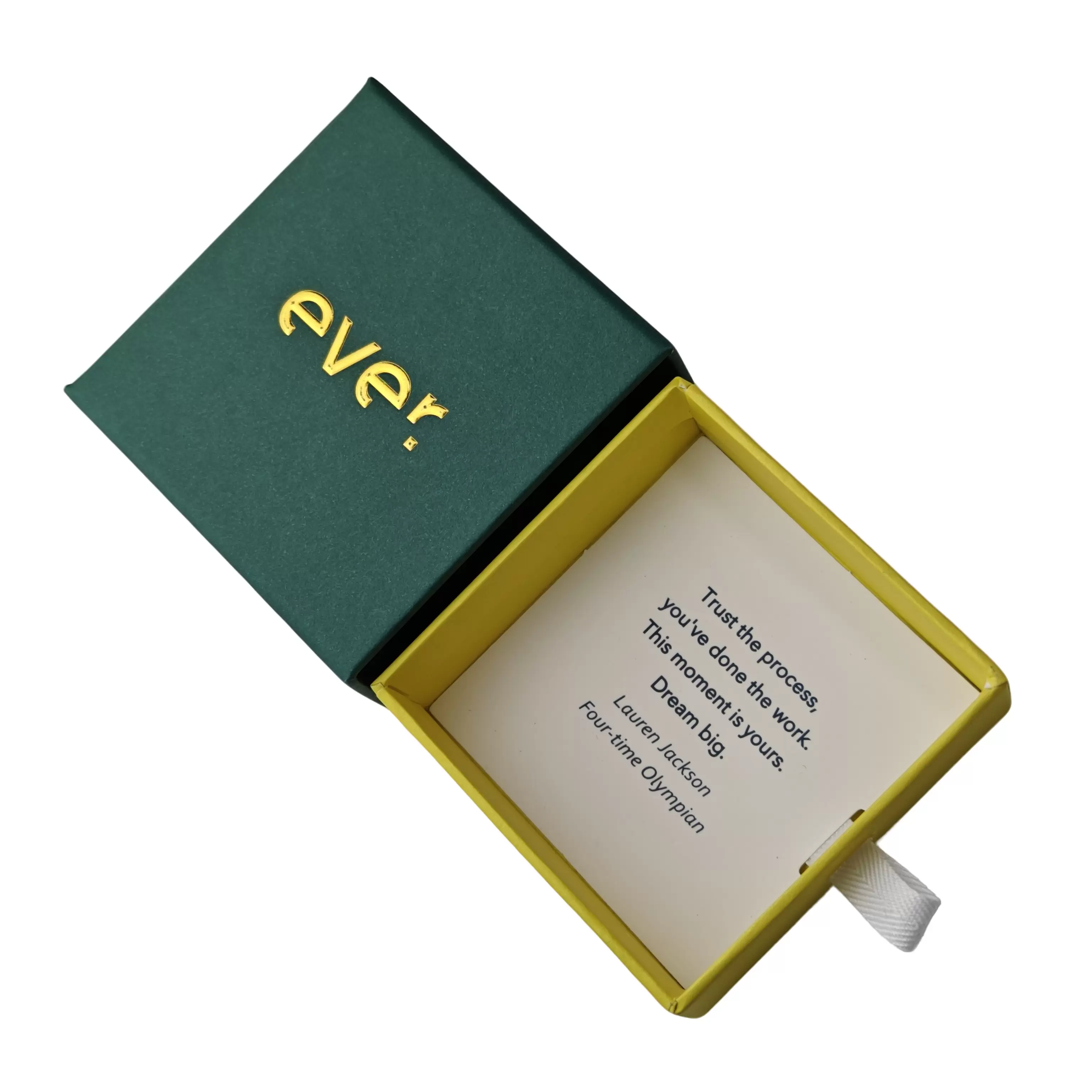 Small preview of custom drawer box packaging option